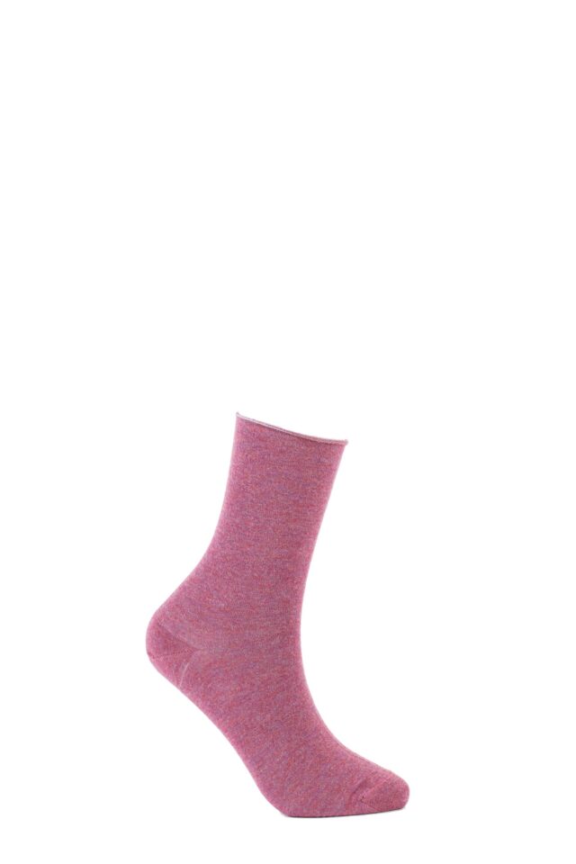 Calza da donna in morbido cashmere e viscosa con polso confortevole