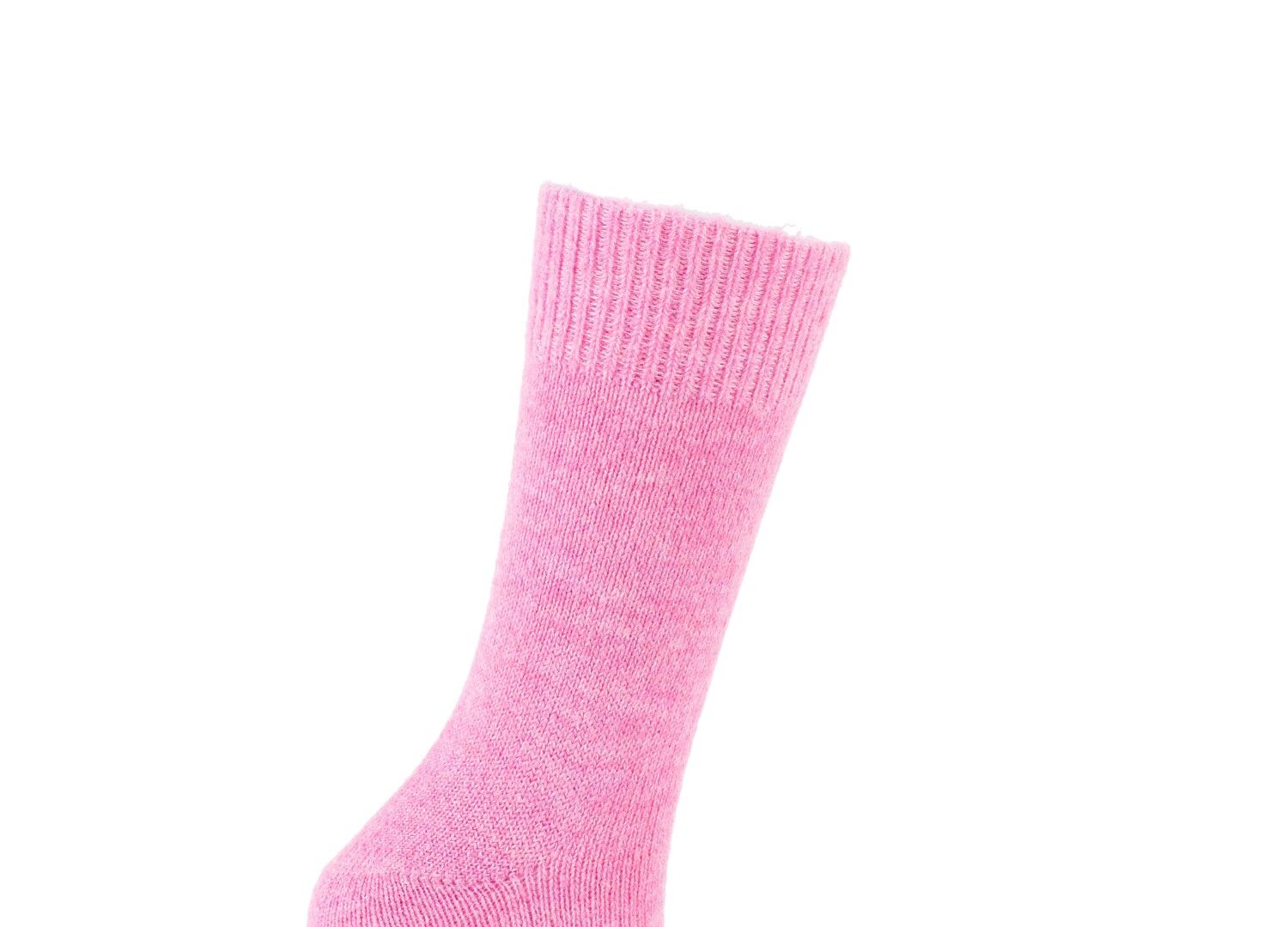 Calza donna in morbido mohair rosa