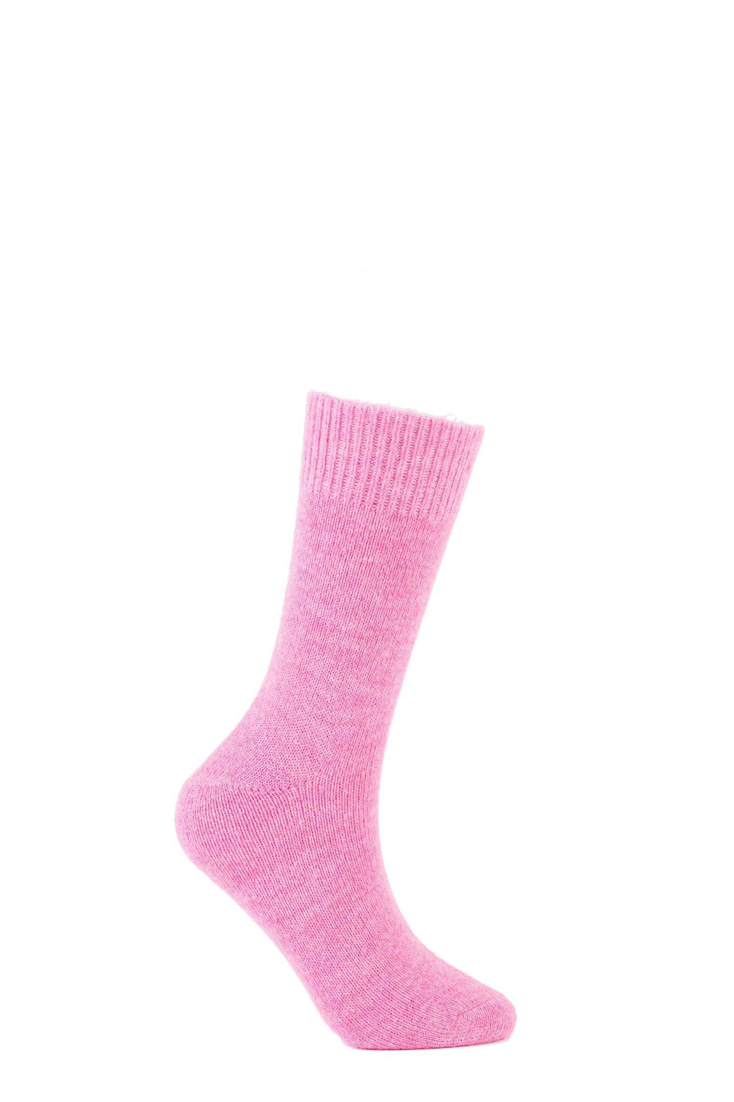 Calza donna in morbido mohair rosa